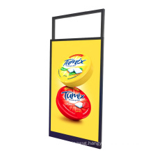 49 inch displays advertising player kiosk digital roll up banner stand